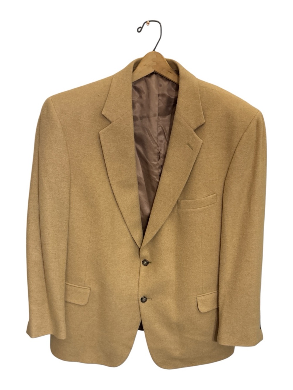 Jos. A. Bank 100% Camel Hair Blazer Sport Coat Tan 48 Regular Gordon EUC